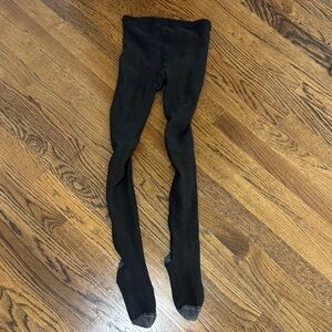 Kids Black Thermal Tights